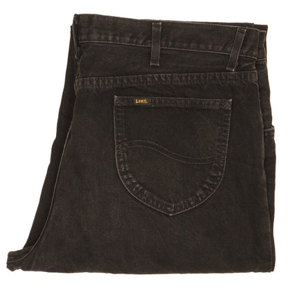 Lee Men Black Straight Regular Jeans W40 L29