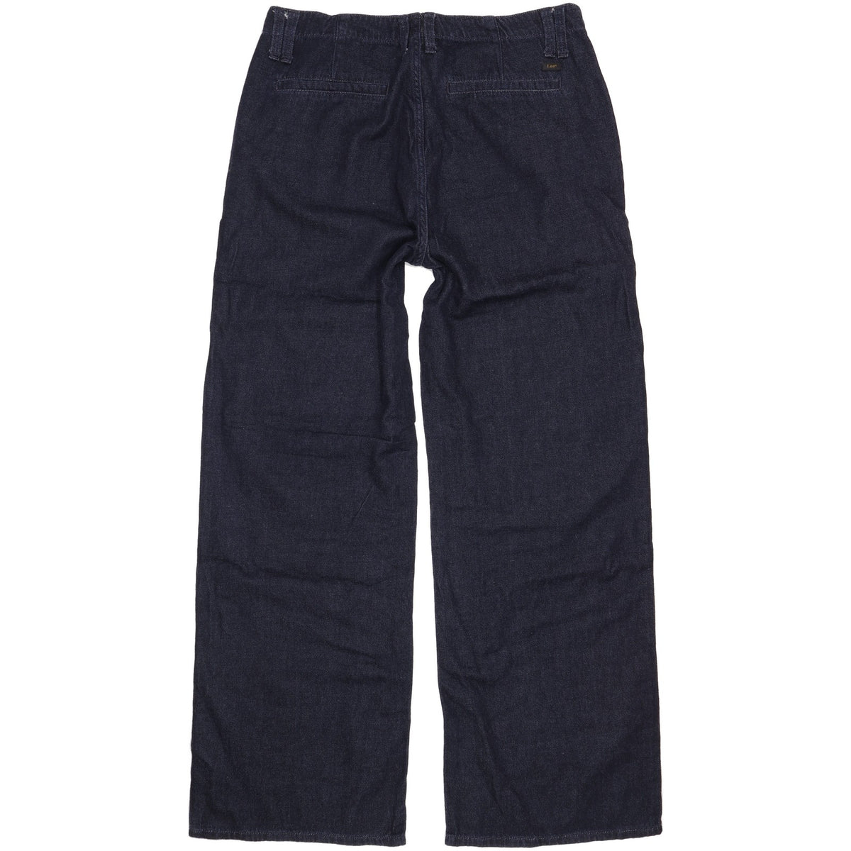 Lee Men Navy Wide-Leg Regular Chino Stretch Jeans W33 L32