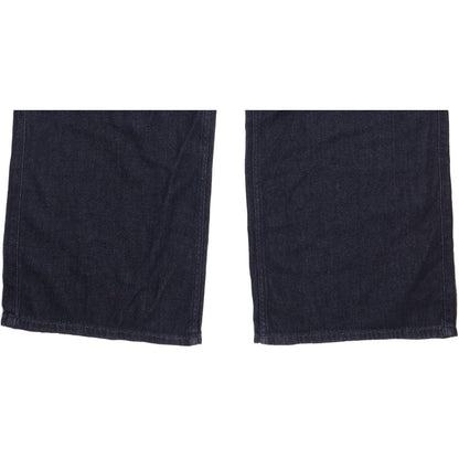 Lee Men Navy Wide-Leg Regular Chino Stretch Jeans W33 L32