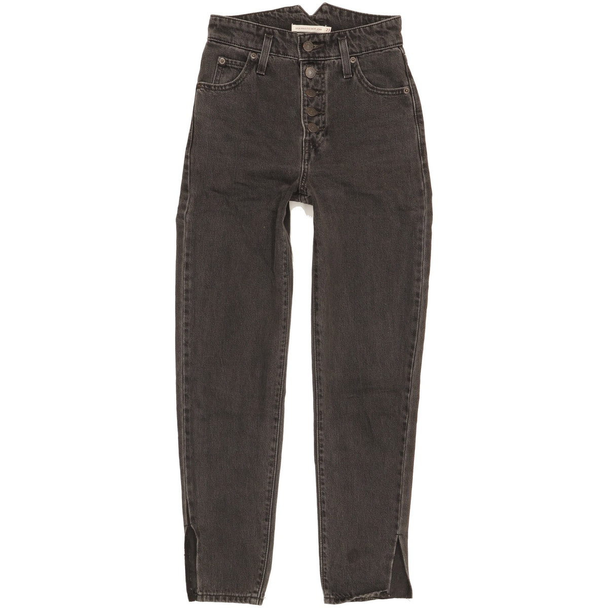 Levi's Black Skinny Relaxed Mom Jeans High Waisted W23 L27