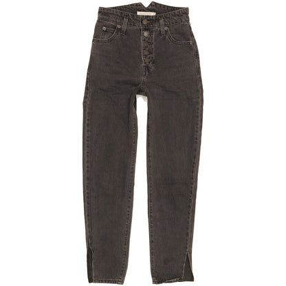 Levi's Black Skinny Relaxed Mom Jeans High Waisted W23 L27