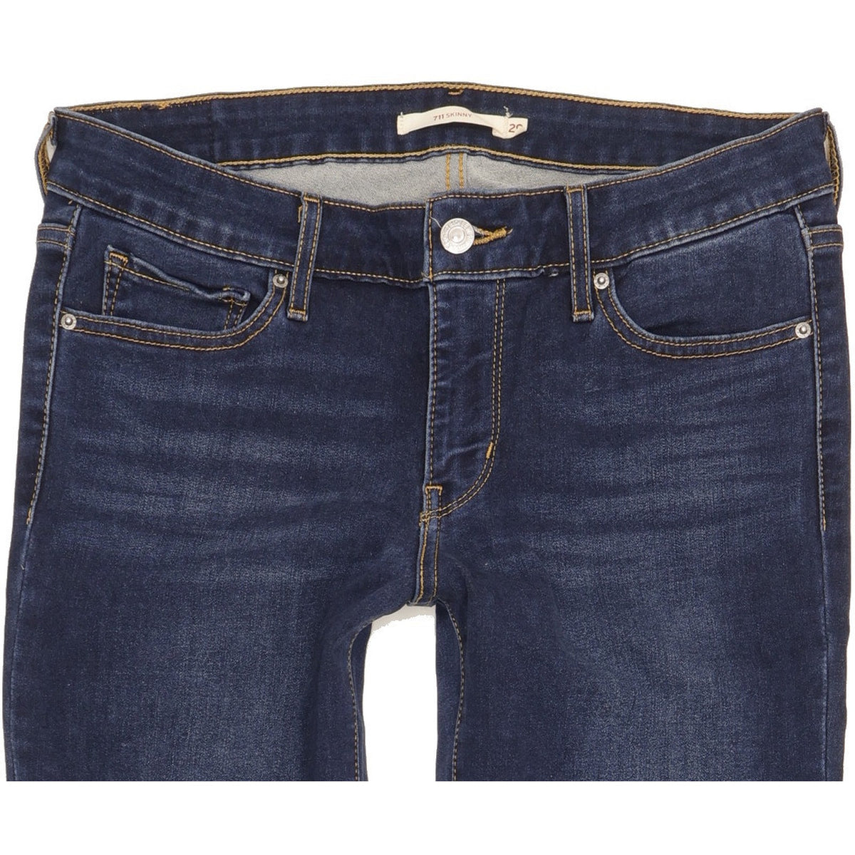 Levi's 711 Women Blue Skinny Slim Jeans W29 L27