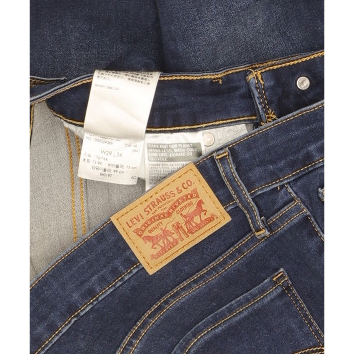 Levi's 711 Women Blue Skinny Slim Jeans W29 L27