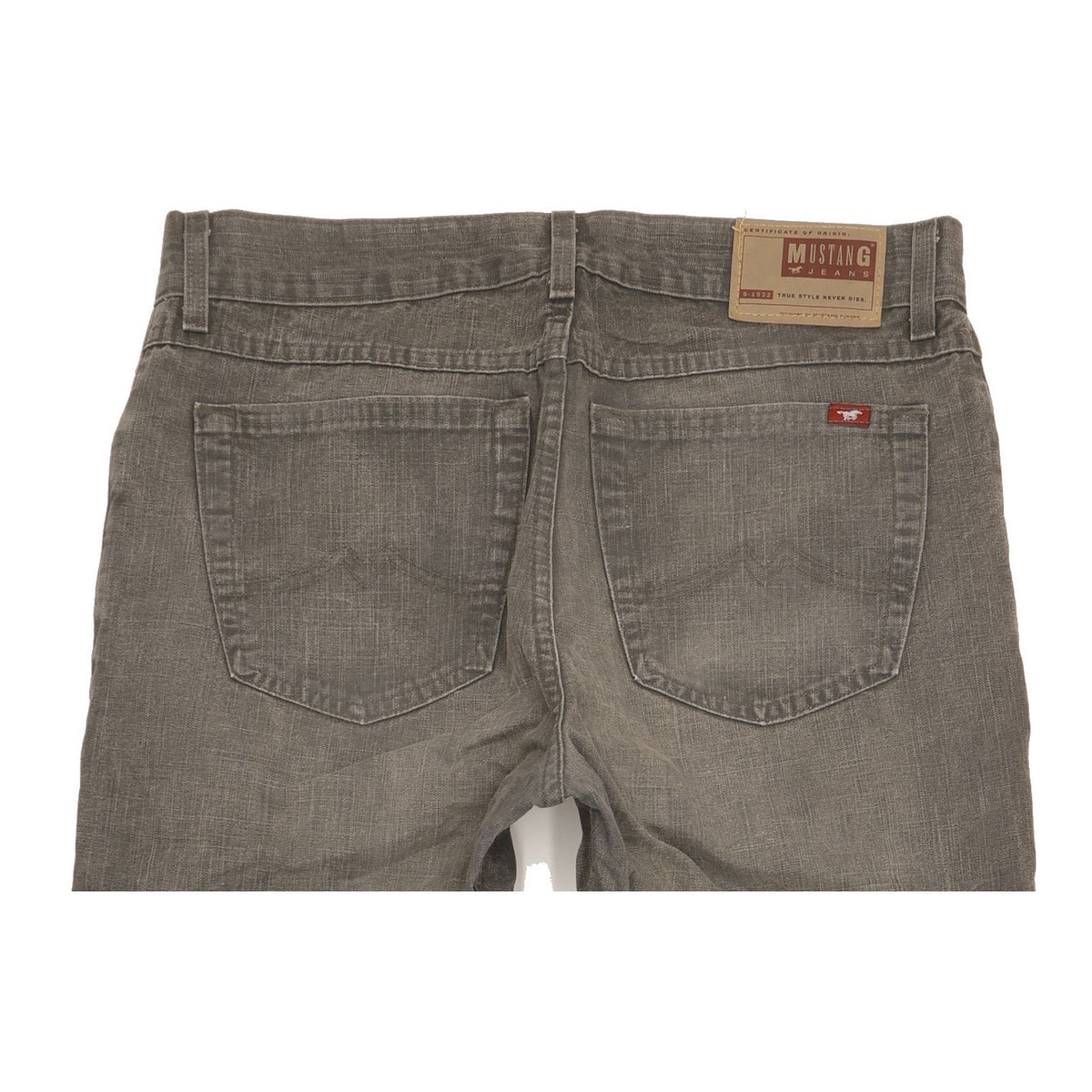 Mustang Men Grey Bootcut Regular Jeans W33 L34