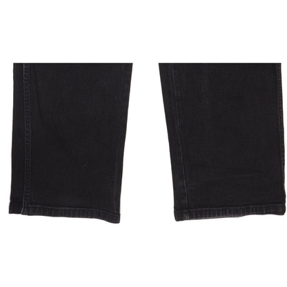 Wrangler Texas Men Black Straight Regular Stretch Jeans W38 L31