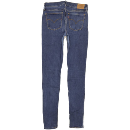Levi's 710 Super Women Blue Skinny Slim Stretch Jeans W30 L32