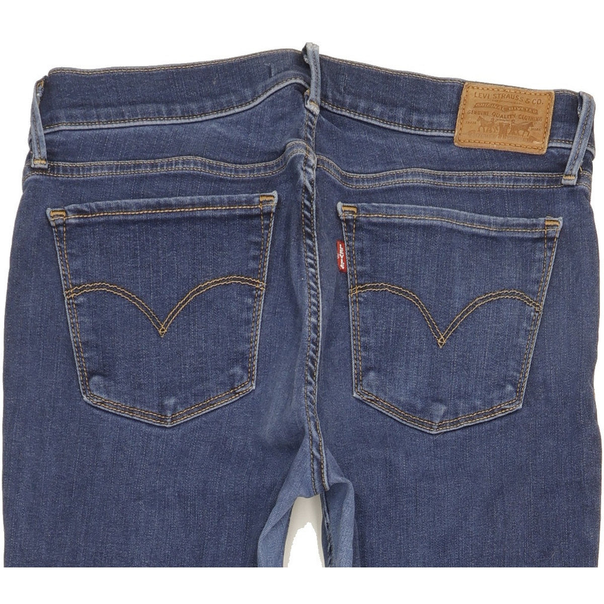 Levi's 710 Super Women Blue Skinny Slim Stretch Jeans W30 L32