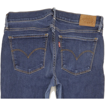 Levi's 710 Super Women Blue Skinny Slim Stretch Jeans W30 L32