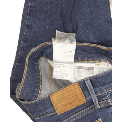 Levi's 710 Super Women Blue Skinny Slim Stretch Jeans W30 L32