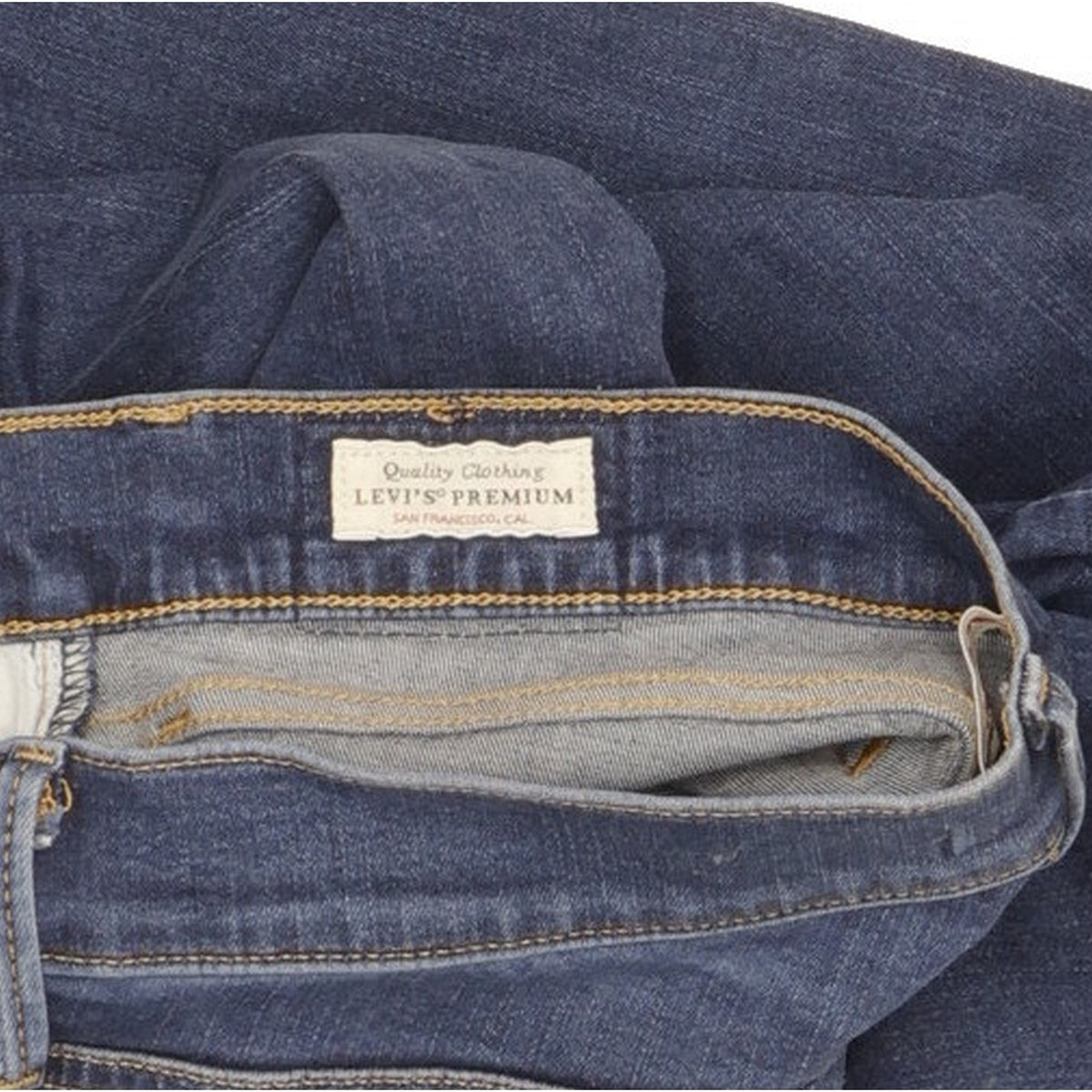 Levi's 710 Super Women Blue Skinny Slim Stretch Jeans W30 L32