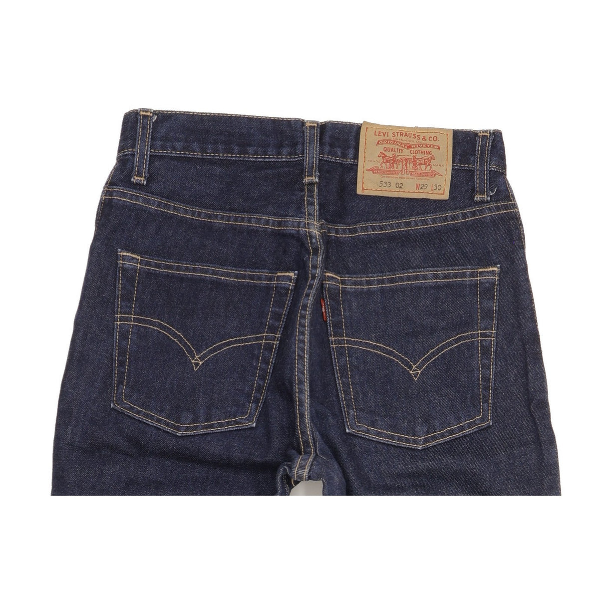 Levi's 533 Blue Tapered Slim Jeans High Waisted W28 L28