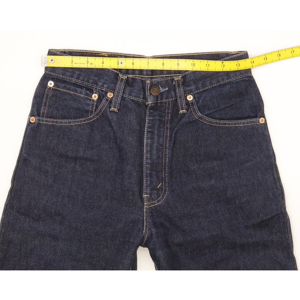 Levi's 533 Blue Tapered Slim Jeans High Waisted W28 L28