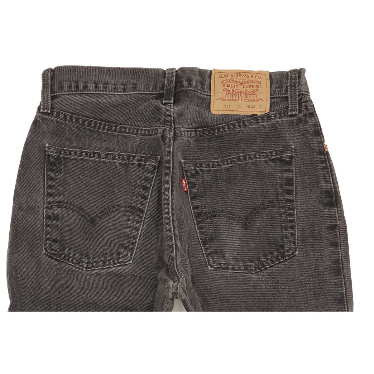 Levi's 597 Men Black Tapered Regular Jeans W31 L29