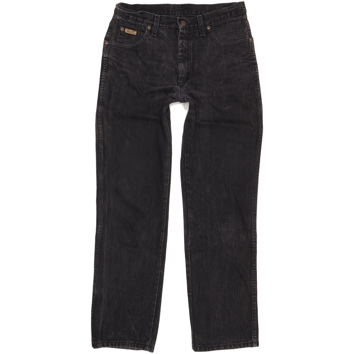 Wrangler Men Black Straight Regular Jeans W32 L32