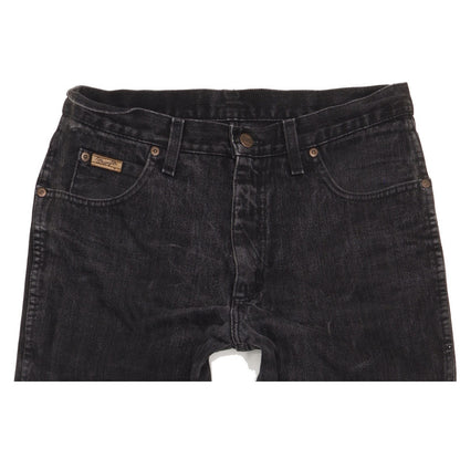 Wrangler Men Black Straight Regular Jeans W32 L32