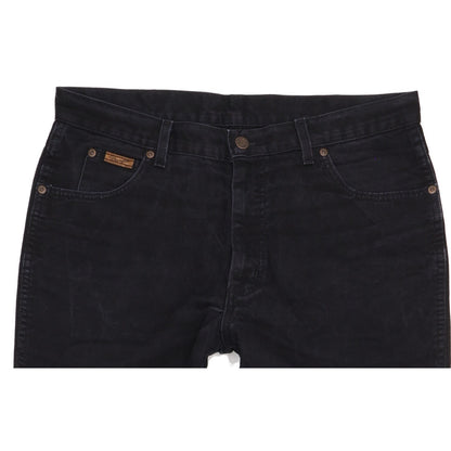 Wrangler Men Black Straight Regular Jeans W34 L29