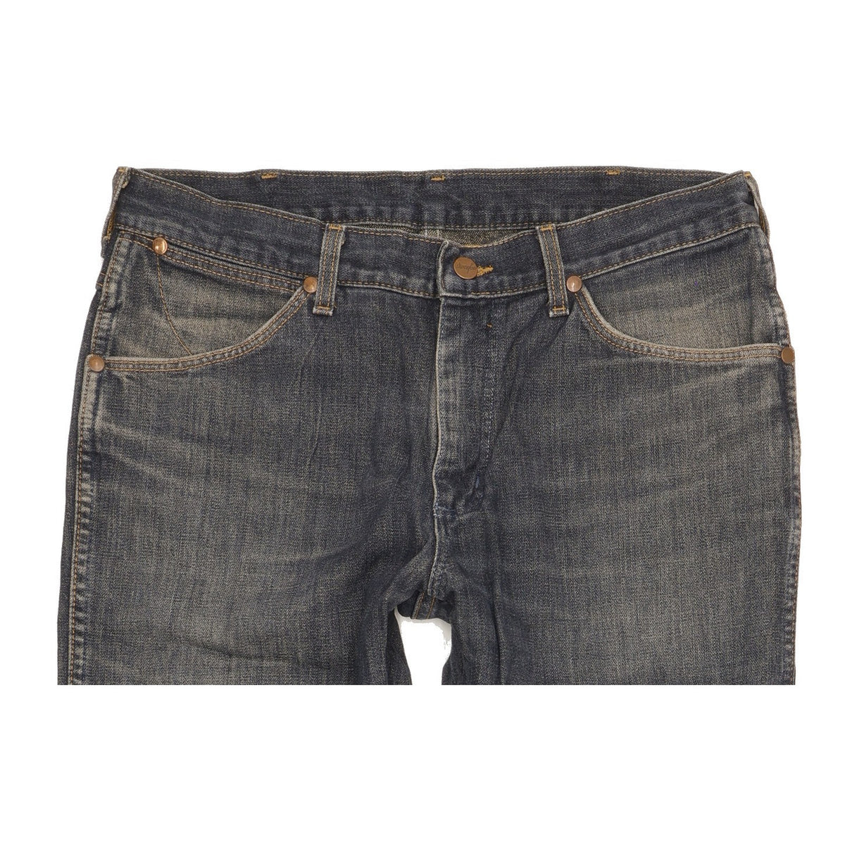 Wrangler Alaska Men Blue Straight Regular Jeans W33 L30