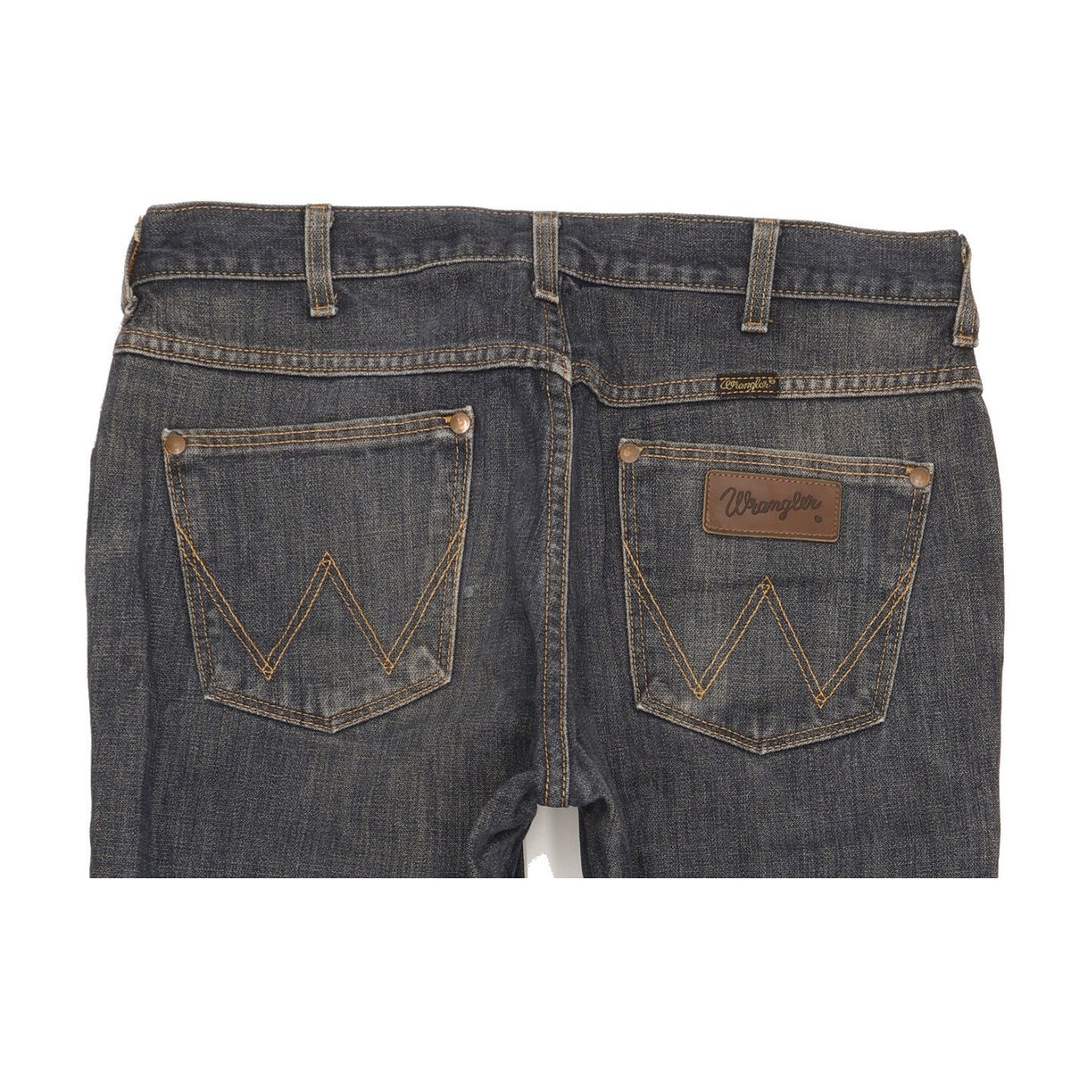 Wrangler Alaska Men Blue Straight Regular Jeans W33 L30