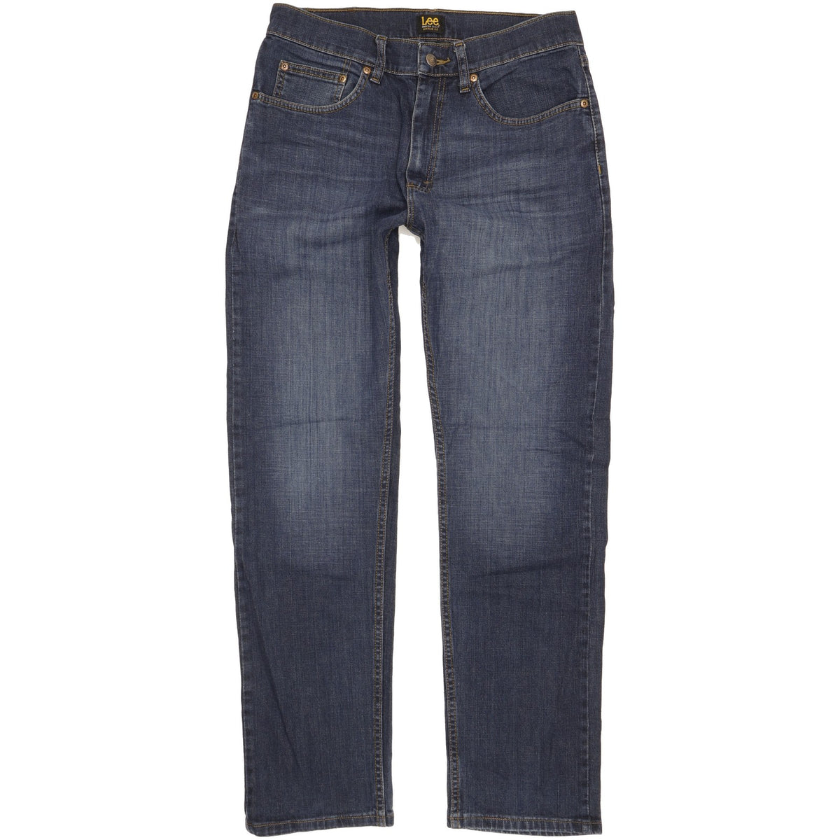 Lee Men Blue Straight Regular Jeans W32 L31