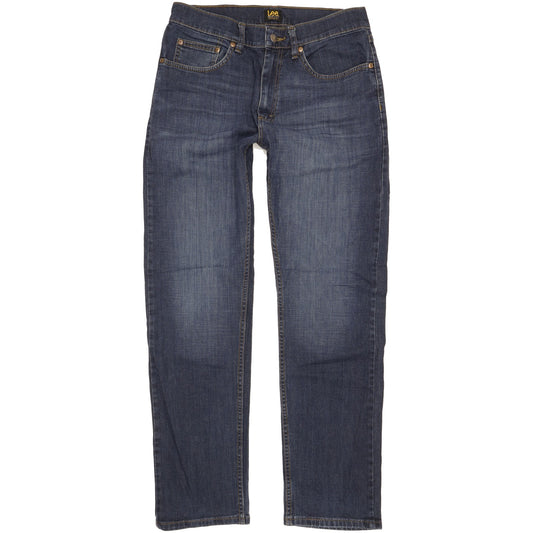 Lee Men Blue Straight Regular Jeans W32 L31