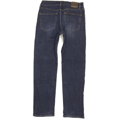 Lee Men Blue Straight Regular Jeans W32 L31