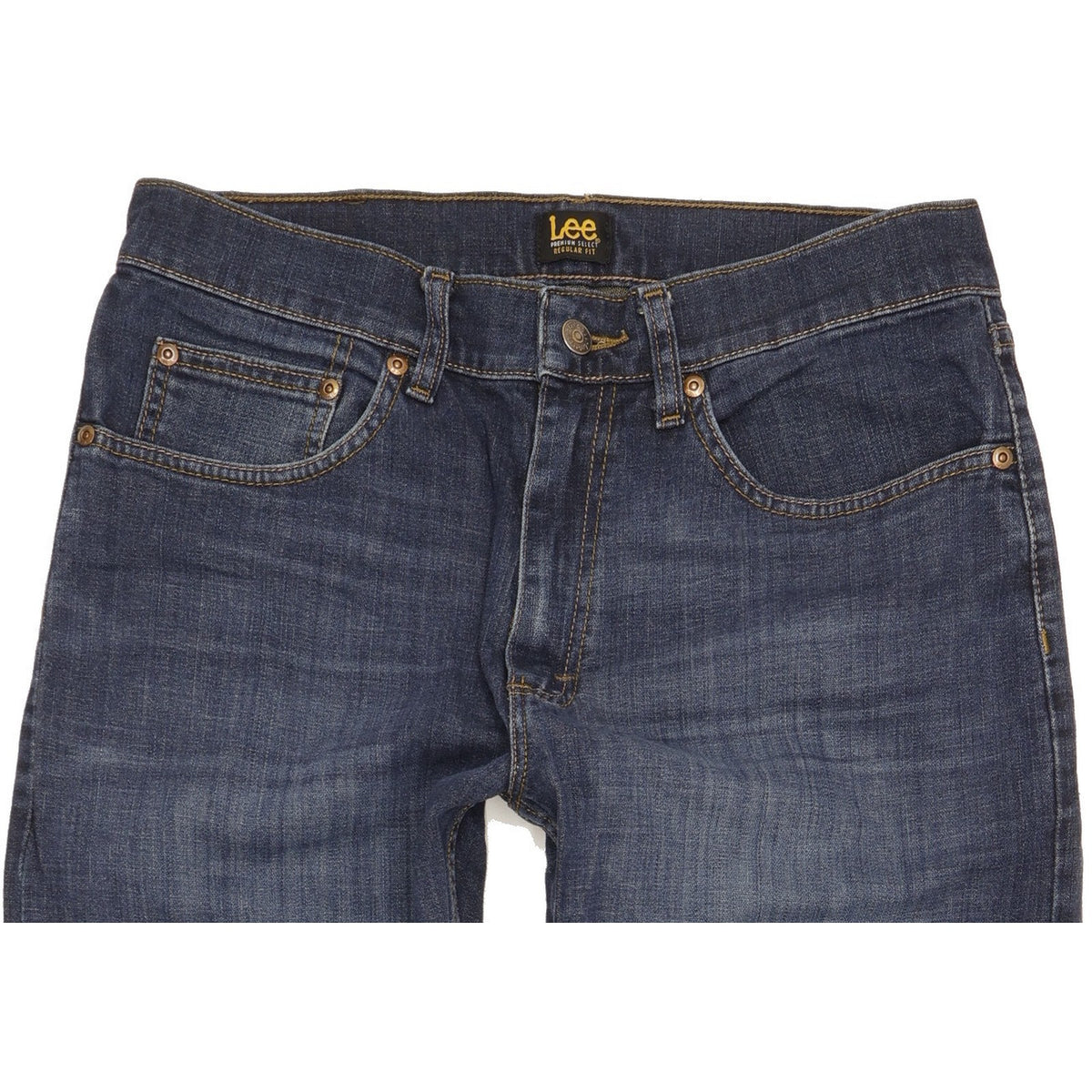 Lee Men Blue Straight Regular Jeans W32 L31