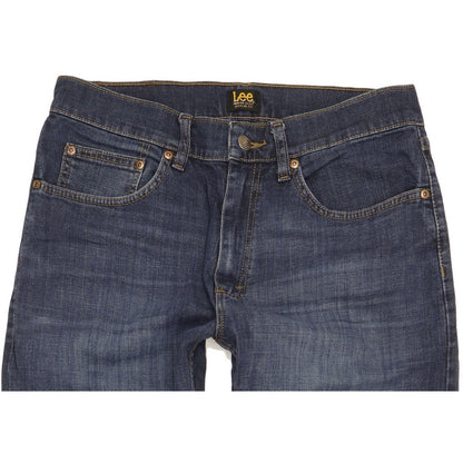Lee Men Blue Straight Regular Jeans W32 L31