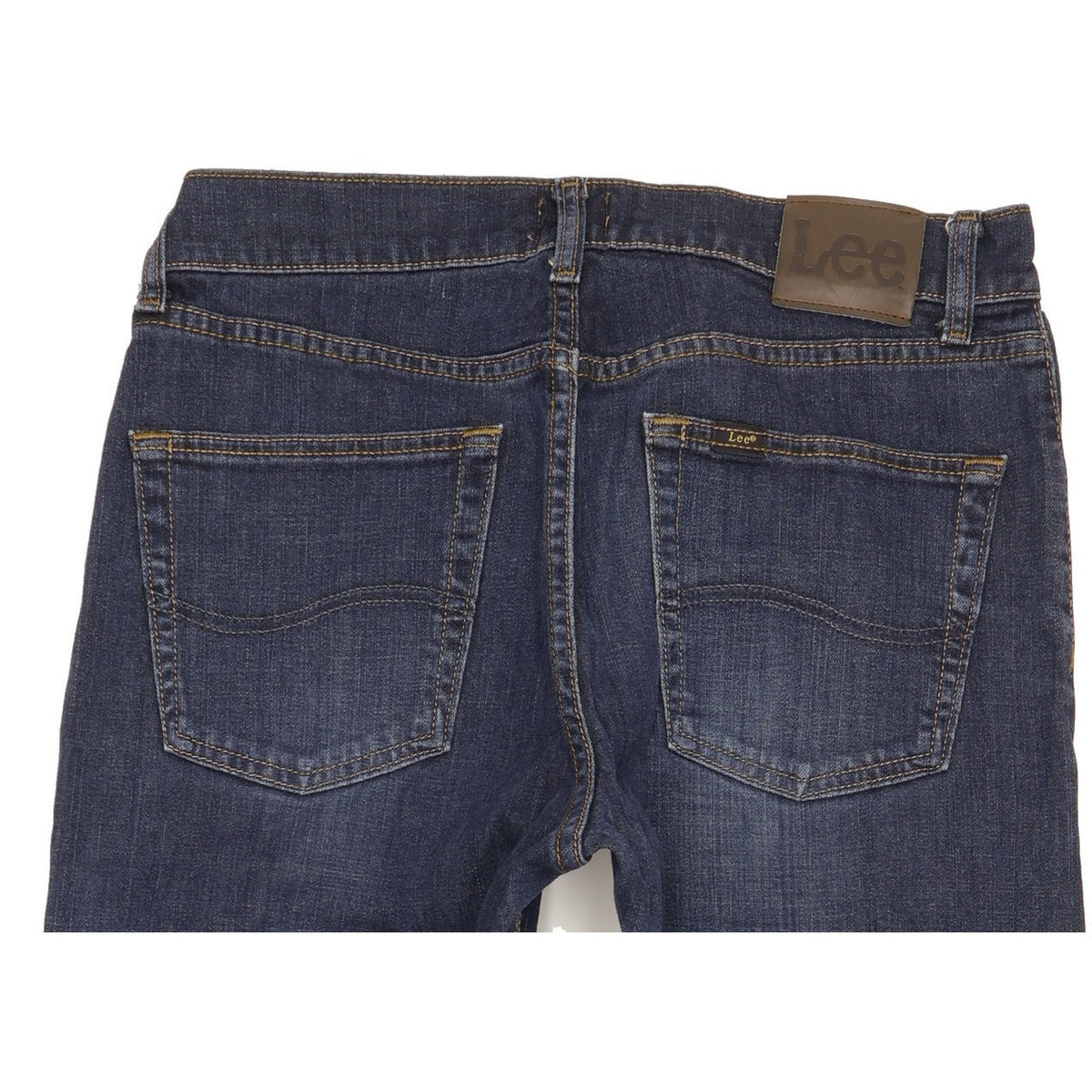 Lee Men Blue Straight Regular Jeans W32 L31