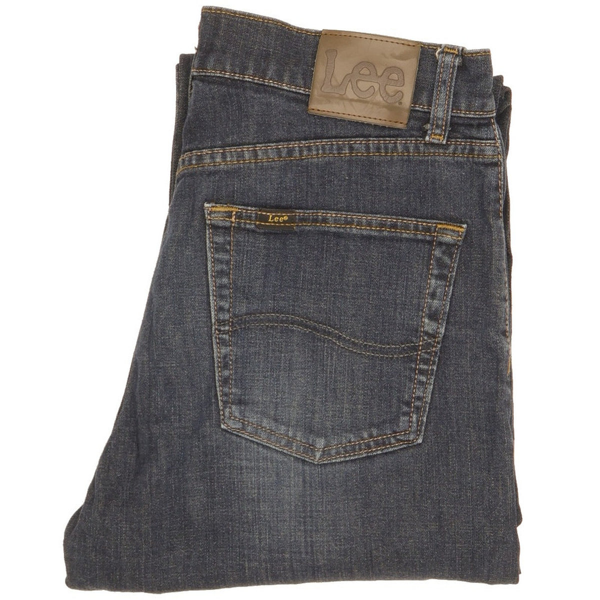Lee Men Blue Straight Regular Jeans W32 L31