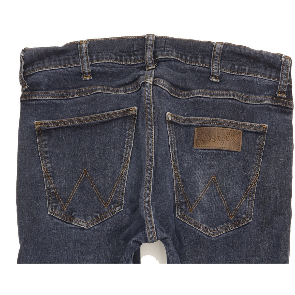 Wrangler Greensboro Men Blue Straight Regular Stretch Jeans W32 L32