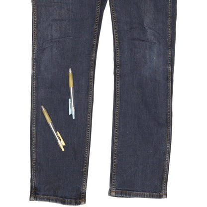 Wrangler Greensboro Men Blue Straight Regular Stretch Jeans W32 L32