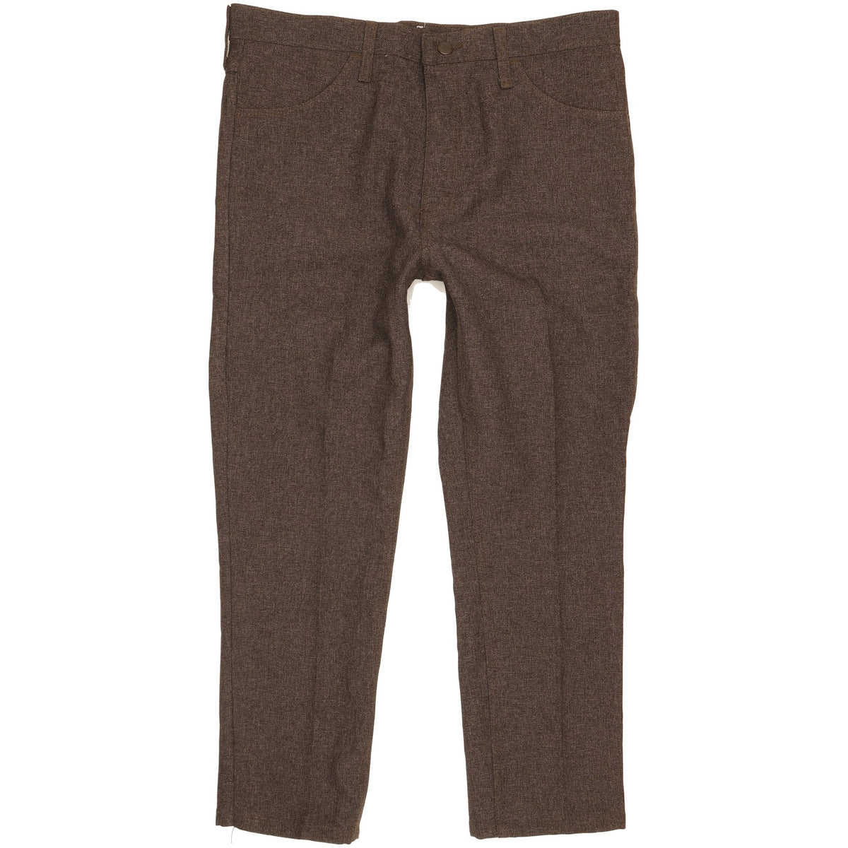 Wrangler Men Brown Straight Regular Trousers W36 L26