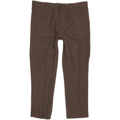 Wrangler Men Brown Straight Regular Trousers W36 L26