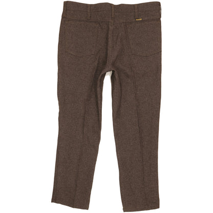 Wrangler Men Brown Straight Regular Trousers W36 L26