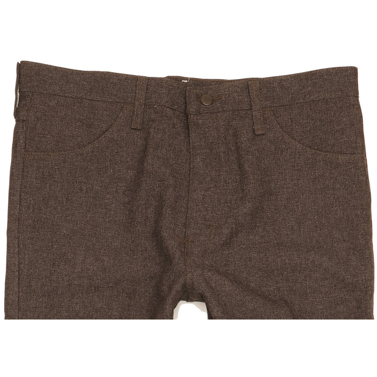 Wrangler Men Brown Straight Regular Trousers W36 L26