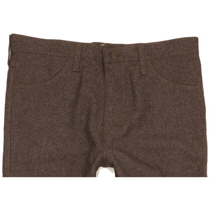 Wrangler Men Brown Straight Regular Trousers W36 L26