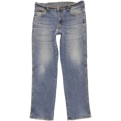 Wrangler Texas Men Blue Straight Regular Stretch Jeans W34 L31