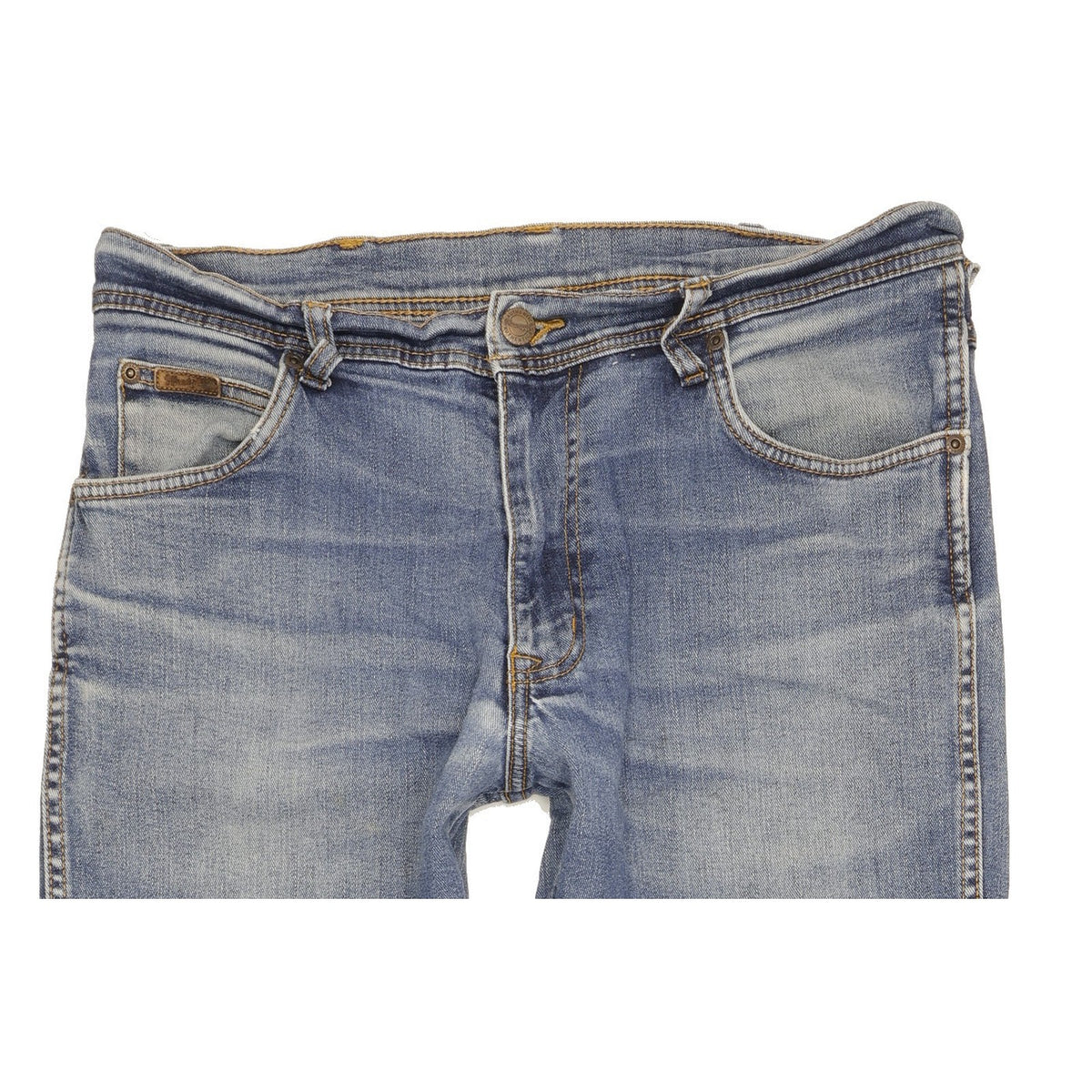 Wrangler Texas Men Blue Straight Regular Stretch Jeans W34 L31