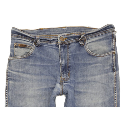 Wrangler Texas Men Blue Straight Regular Stretch Jeans W34 L31