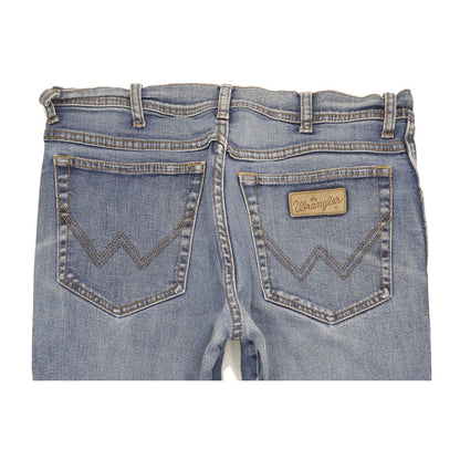 Wrangler Texas Men Blue Straight Regular Stretch Jeans W34 L31