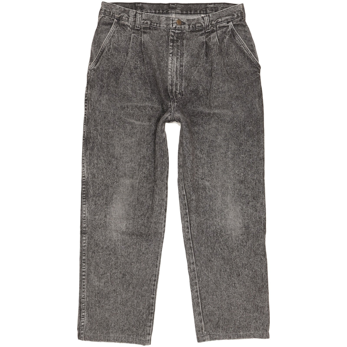 Wrangler Men Grey Straight Loose Jeans W36 L28