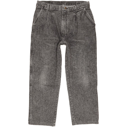 Wrangler Men Grey Straight Loose Jeans W36 L28