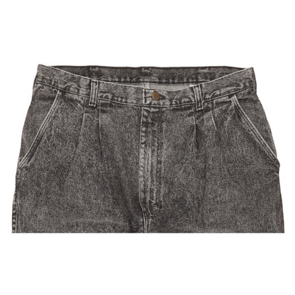 Wrangler Men Grey Straight Loose Jeans W36 L28