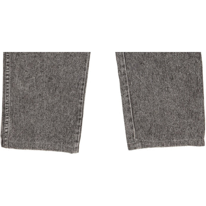 Wrangler Men Grey Straight Loose Jeans W36 L28