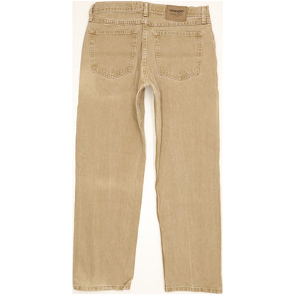 Wrangler Men Beige Straight Regular Jeans W32 L29