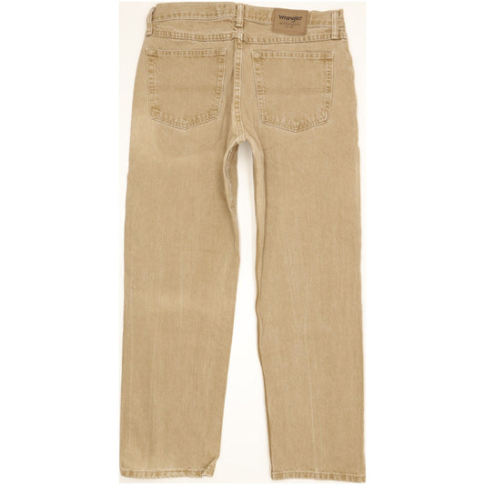 Wrangler Men Beige Straight Regular Jeans W32 L29