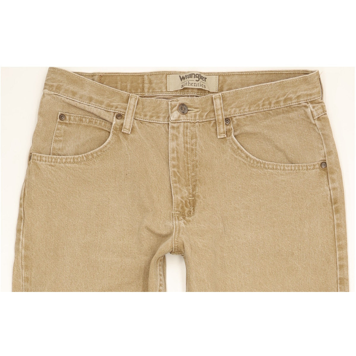 Wrangler Men Beige Straight Regular Jeans W32 L29