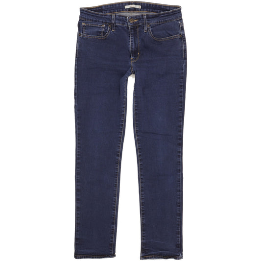Levi's 712 Women Blue Straight Slim Jeans W30 L29