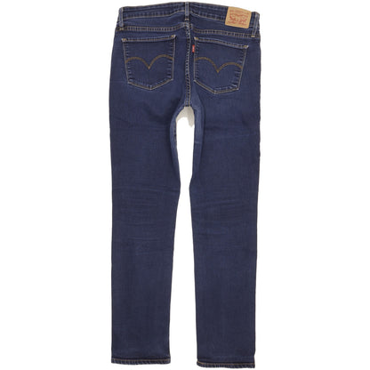Levi's 712 Women Blue Straight Slim Jeans W30 L29