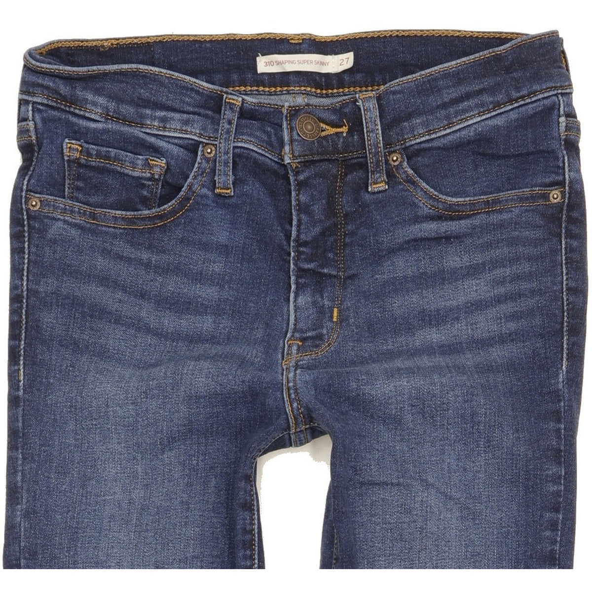 Levi's 310 Shaping Women Blue Skinny Slim Stretch Jeans W27 L32